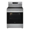 EditionSANI-LREN6323YE-6619430-01 LG - 30-in Wide 6.3 Cu. Ft. Freestanding Electric True Convection Smart Range with 5 Elements, Air Fry and UltraHeat Element