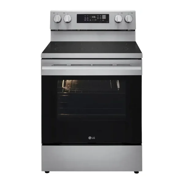 EditionSANI-LREN6323YE-6619430-01 LG - 30-in Wide 6.3 Cu. Ft. Freestanding Electric True Convection Smart Range with 5 Elements, Air Fry and UltraHeat Element