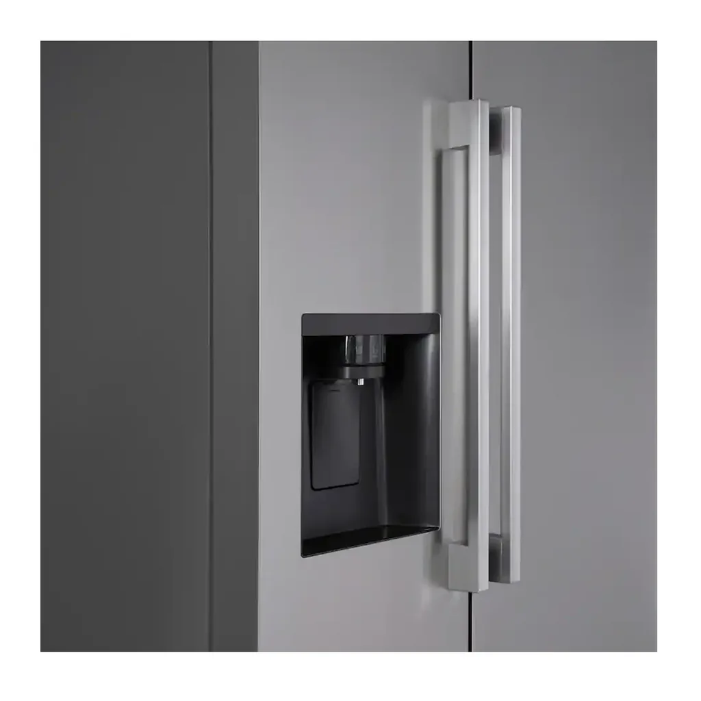 EditionSANI-LS27T3230S-6593466-02 LG - 36-in Wide 26.6 Cu. Ft. Side-by-Side Smart Refrigerator with External Ice and Water - Stainless Steel