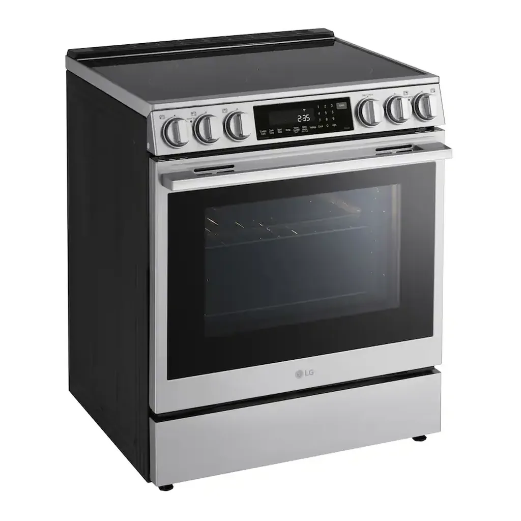 EditionSANI-LSEL6337XE-6619431-02 LG LSEL6337XE - 30-in Wide 6.3 Cu. Ft. Slide-In Electric True Convection Smart Range with 5 Elements, Air Fry and 2 UltraHeat Elements - Stainless Steel
