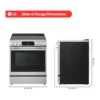 EditionSANI-LSEL6337XE-6619431-03 LG LSEL6337XE - 30-in Wide 6.3 Cu. Ft. Slide-In Electric True Convection Smart Range with 5 Elements, Air Fry and 2 UltraHeat Elements - Stainless Steel