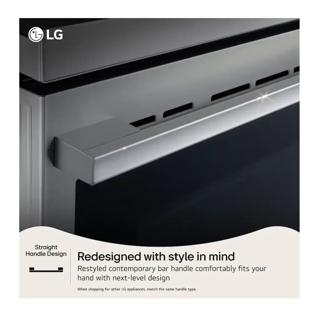 EditionSANI-LSEL6337XE-6619431-05 LG LSEL6337XE - 30-in Wide 6.3 Cu. Ft. Slide-In Electric True Convection Smart Range with 5 Elements, Air Fry and 2 UltraHeat Elements - Stainless Steel
