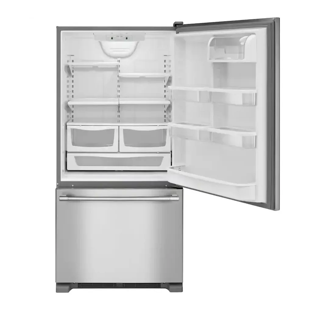 EditionSANI-MBF1958FEZ-5582409-04 Maytag MBF1958FEZ - 30 in. Wide 19 cu. ft. Bottom-Freezer Refrigerator with Humidity-Controlled FreshLock Crispers - Stainless Steel