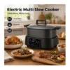 EditionSANI-MC01A-12995005-03 MOOSOO MC01A Digital Programmable Slow Cooker, 6.5Qt Large Multi-cooker with Timer, Temp Control - Black