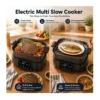 EditionSANI-MC01A-12995005-04 MOOSOO MC01A Digital Programmable Slow Cooker, 6.5Qt Large Multi-cooker with Timer, Temp Control - Black