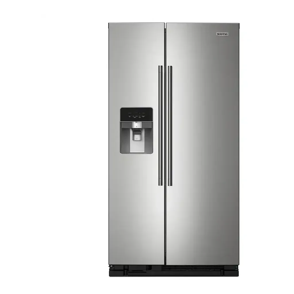 EditionSANI-MRSF4036PZ-6617968-01 Maytag MRSF4036PZ - 36 in. Wide 25 cu. ft. Side-by-Side Refrigerator with Gallon Door Bins - Stainless Steel