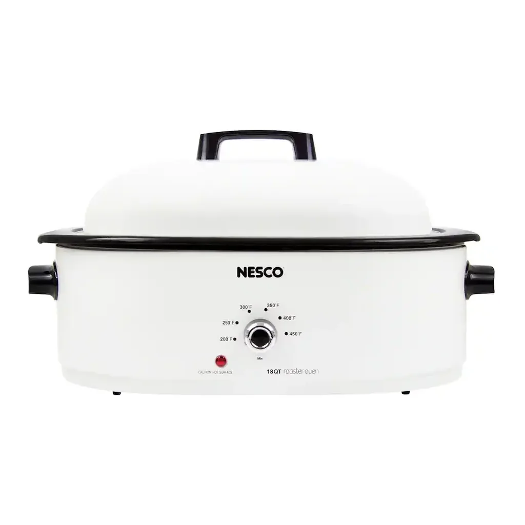 Nesco MWR18-14 18-Quart Electric Roaster Oven, White — Product image 1 Nesco MWR18-14 18-Quart Electric Roaster Oven, White — Product image 1