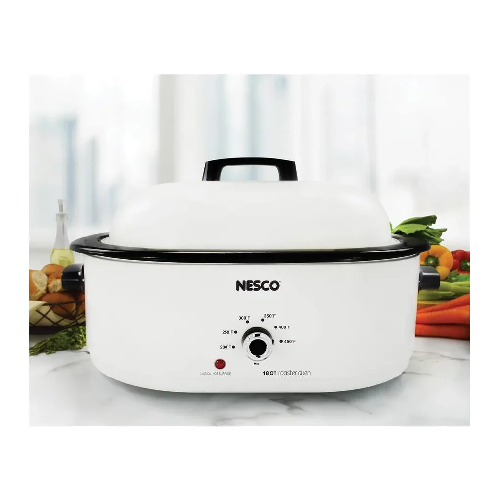 Nesco MWR18-14 18-Quart Electric Roaster Oven, White — Product image 2 Nesco MWR18-14 18-Quart Electric Roaster Oven, White — Product image 2