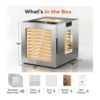 EditionSANI-Manastin-Food-Dehydrator-10-Stainless-Steel-Trays-10-Smart-Presets-48H-Timer-Silver-13119557-02 Manastin Food Dehydrator, 10 Stainless Steel Trays, 10 Smart Presets, 48H Timer — Silver