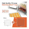 EditionSANI-Manastin-Food-Dehydrator-10-Stainless-Steel-Trays-10-Smart-Presets-48H-Timer-Silver-13119557-04 Manastin Food Dehydrator, 10 Stainless Steel Trays, 10 Smart Presets, 48H Timer — Silver