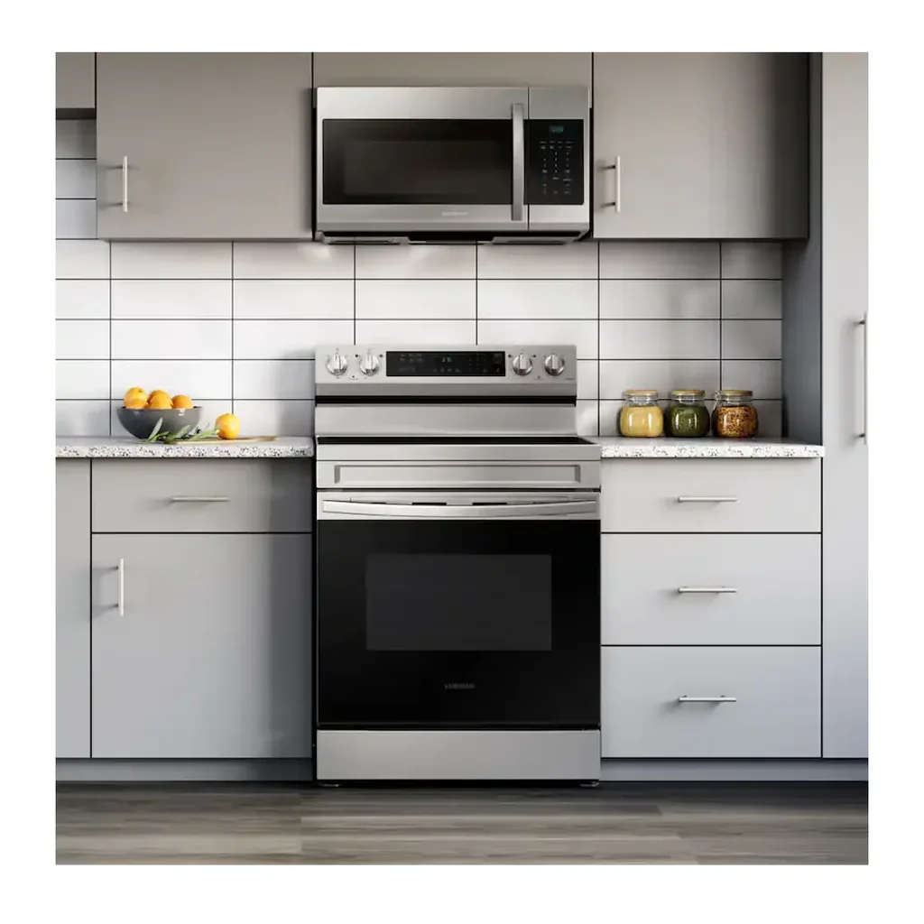 EditionSANI-NE63A6311SS-6447911-02 Samsung NE63A6311SS - 30 in. Wide 5 Elements 6.3 cu. ft. Freestanding Electric Range with Rapid Boil, WiFi & Self Clean - Stainless Steel