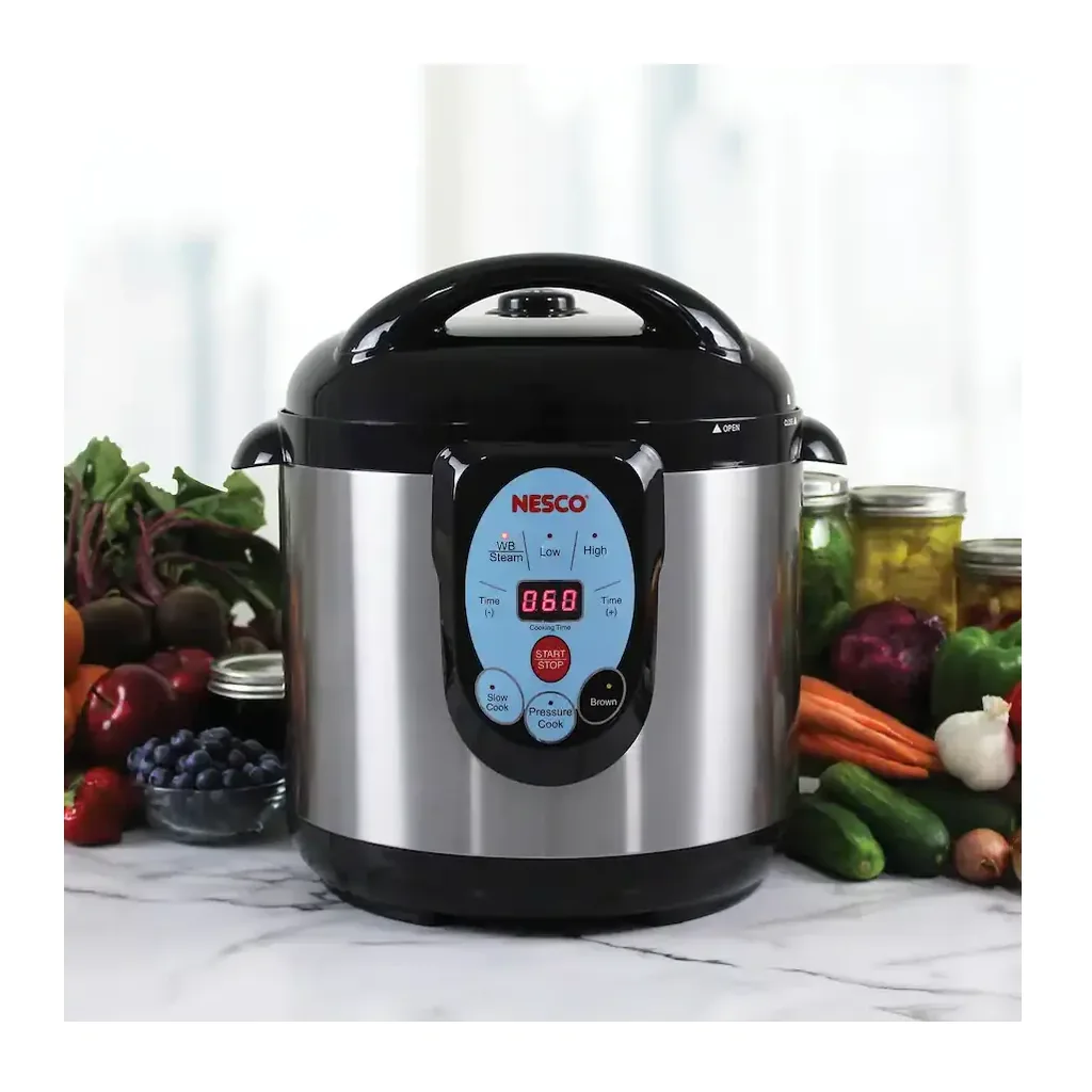 EditionSANI-NPC9-10884743-05 Nesco NPC9 9.5-Qt. Smart Canner and Cooker - Silver