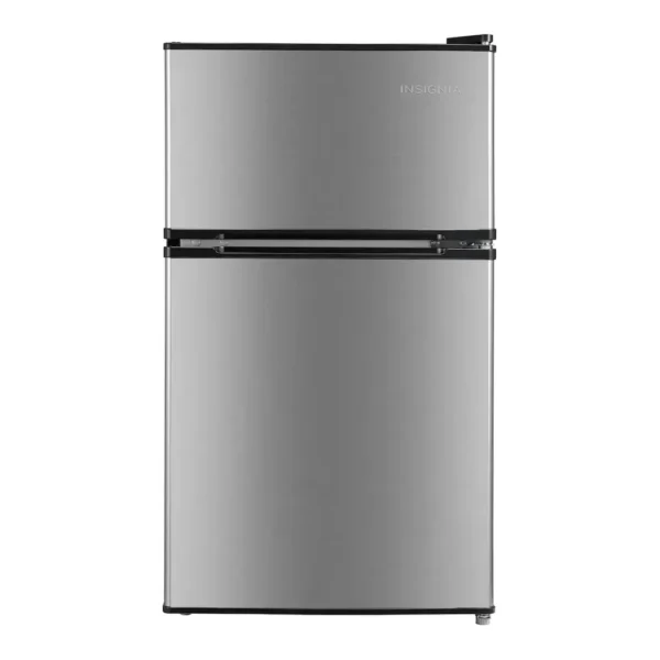 EditionSANI-NS-CF31TMSS26L-6634586-01 Insignia - 3.1 Cu. Ft. Mini Fridge with Top Freezer and ENERGY STAR Certification - Stainless Steel Look