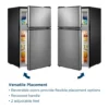 EditionSANI-NS-CF31TMSS26L-6634586-06 Insignia - 3.1 Cu. Ft. Mini Fridge with Top Freezer and ENERGY STAR Certification - Stainless Steel Look