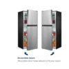 EditionSANI-NS-CF45TMSS26L-6634588-05 Insignia - 4.5 Cu. Ft. Mini Fridge with Top Freezer and ENERGY STAR Certification - Stainless Steel Look