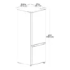 EditionSANI-NS-RBM11SS2-6461499-04 Insignia NS-RBM11SS2 - 24 in. Wide 11.5 Cu. Ft. Bottom Mount Refrigerator with ENERGY STAR Certification - Stainless Steel