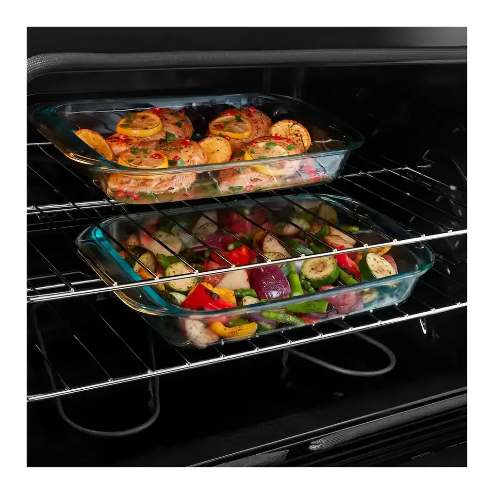 EditionSANI-NS-RGFE50SS26-6633684-04 Insignia - 30 in. Wide 4 Elements 5.3 Cu. Ft. Freestanding Electric Range with Dual-Size Burner and Storage Drawer