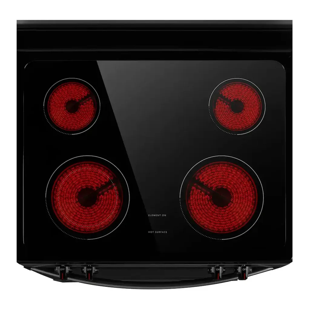 EditionSANI-NS-RGFE50SS26-6633684-05 Insignia - 30 in. Wide 4 Elements 5.3 Cu. Ft. Freestanding Electric Range with Dual-Size Burner and Storage Drawer