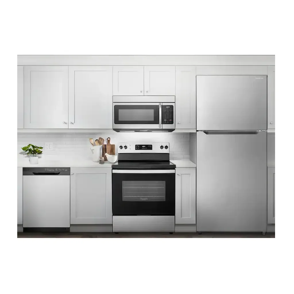 EditionSANI-NS-RTM18SS2-6472692-02 Insignia NS-RTM18SS2 - 30 in. Wide 18 Cu. Ft. Top-Freezer Refrigerator with ENERGY STAR Certification - Stainless Steel