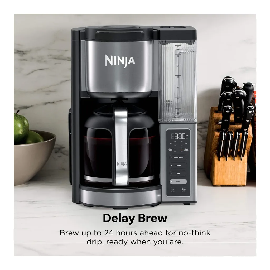 Ninja CE451 - 24-hour delay brew Ninja Fresh Brew CE451 stainless steel 14-cup coffee maker - 24-hour delay brew