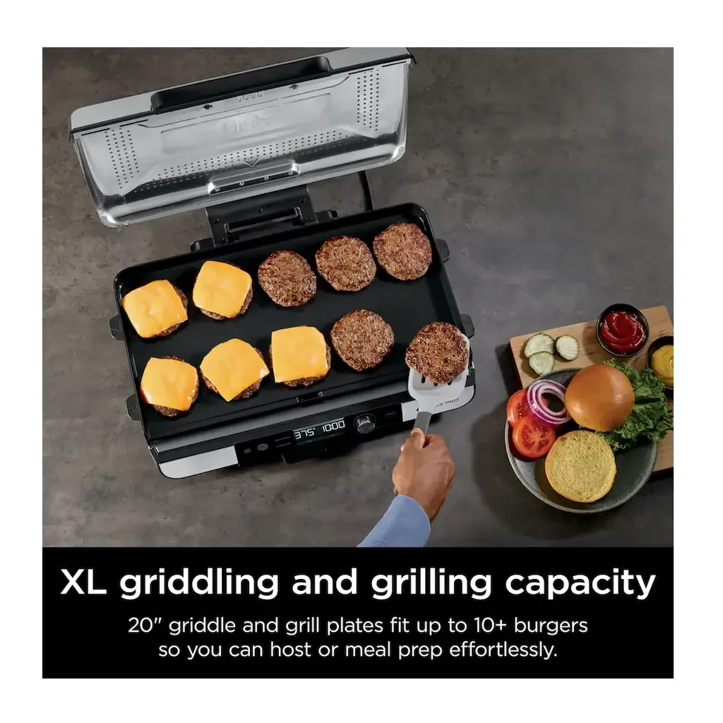 EditionSANI-Ninja-GX101-6618964-05 Ninja GX101 Sizzle Pro XL 20-Inch Indoor Grill and Griddle