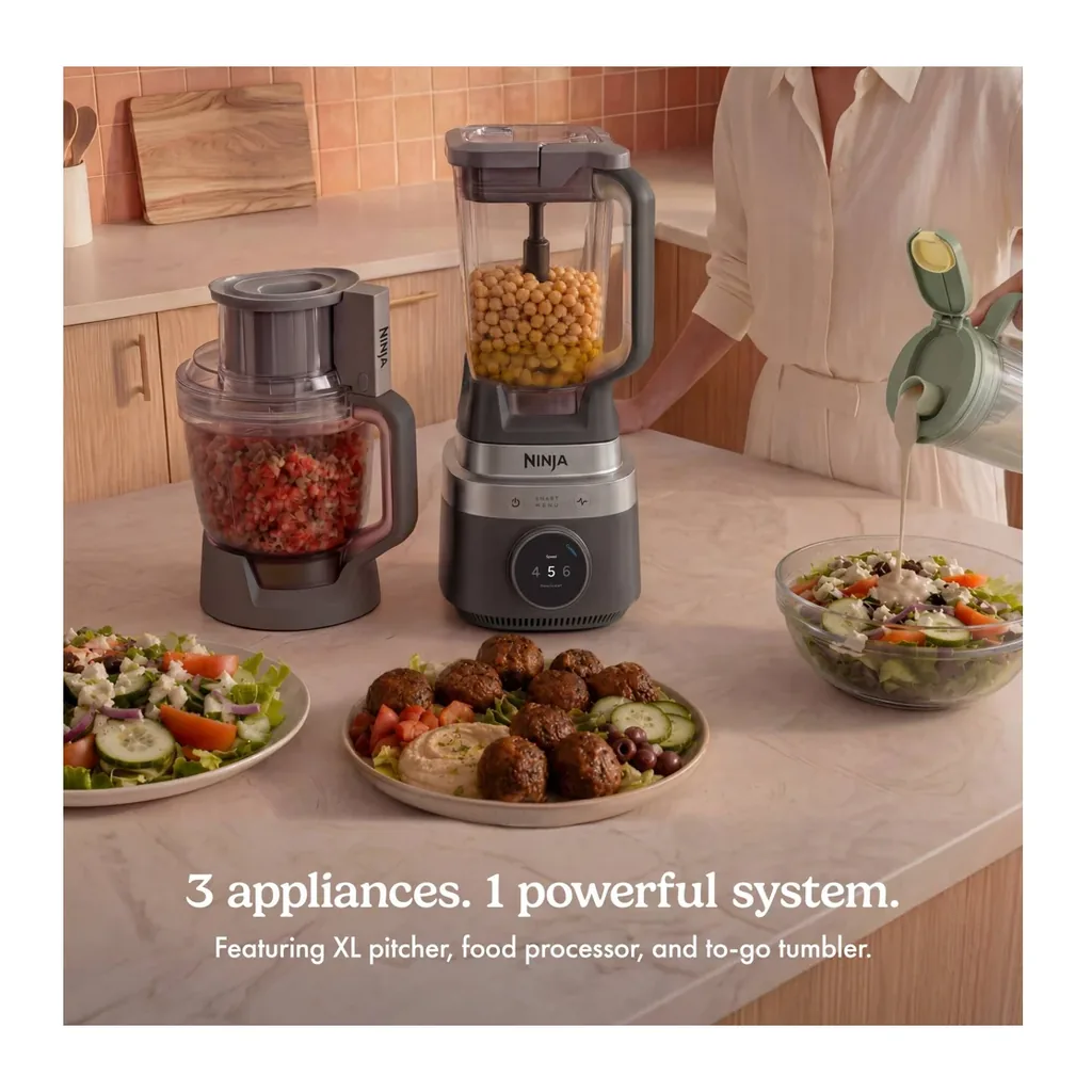EditionSANI-Ninja-LB401BK-6685149-02 Ninja CrushBOSS LB401BK 3-in-1 Blender & Food Processor System – Onyx