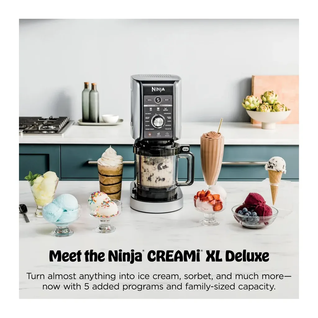 EditionSANI-Ninja-NC501-6513000-03 Ninja CREAMi Deluxe NC501 11-in-1 Frozen Treat Maker