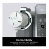 EditionSANI-Ninja-XSK7PNTLD2-6618958-04 Ninja CREAMi Swirl 16-oz. Pints, Lids & Nozzles, 2-Pack – Gray Lids