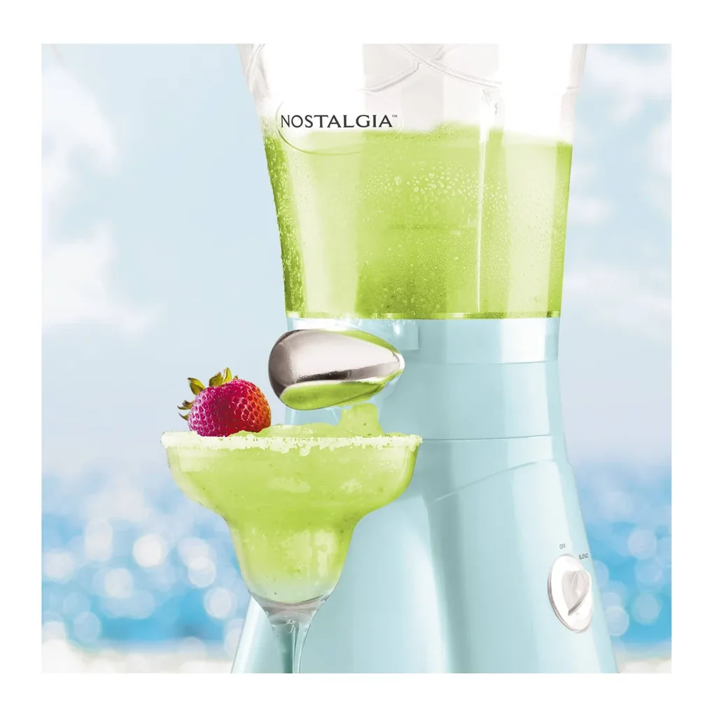 EditionSANI-Nostalgia-NMSB64AQ-12829740-06 Nostalgia NMSB64AQ 64-oz. Margarita and Slush Maker – Aqua