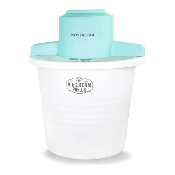 EditionSANI-Nostalgia-NPICMPRL4WH-12609422-01 Nostalgia NPICMPRL4WH 4-Qt. Parlor Ice Cream Maker – White