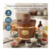 EditionSANI-Nostalgia-NWICM4DB-12609417-02 Nostalgia NWICM4DB 4-Qt. Electric Ice Cream Maker – Dark Brown
