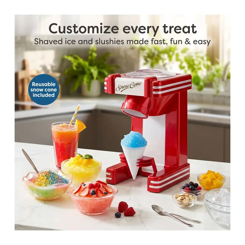 EditionSANI-Nostalgia-RSM702RD6A-13021976-02 Nostalgia RSM702RD6A Retro Single Snow Cone Maker – Red