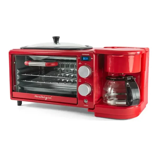 EditionSANI-Nostalgia-Retro-3-in-1-Breakfast-Station-Red-12854678-01 Nostalgia Retro 3-in-1 Breakfast Station — Red