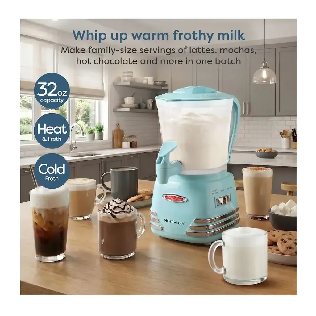 EditionSANI-Nostalgia-Retro-Hot-Chocolate-Maker-Aqua-12854683-02 Nostalgia Retro Hot Chocolate Maker — Aqua
