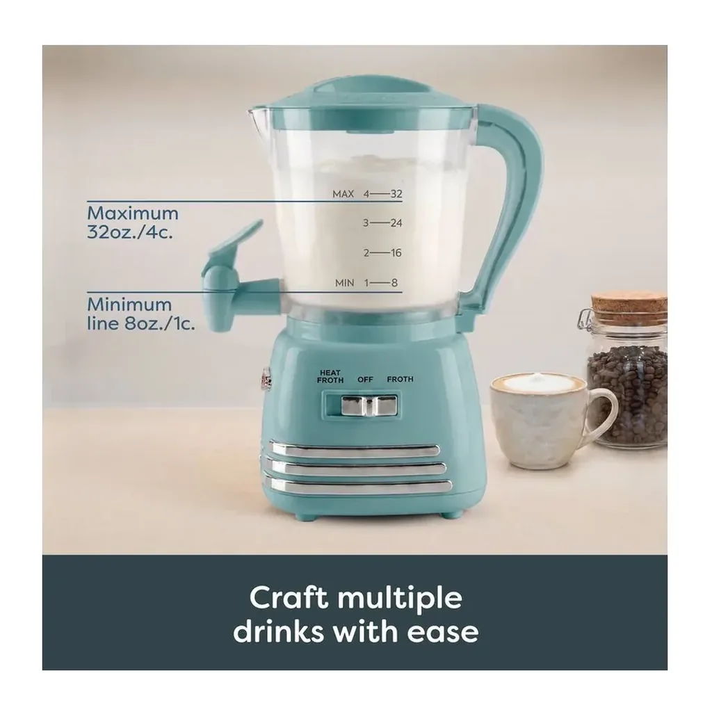 EditionSANI-Nostalgia-Retro-Hot-Chocolate-Maker-Aqua-12854683-04 Nostalgia Retro Hot Chocolate Maker — Aqua