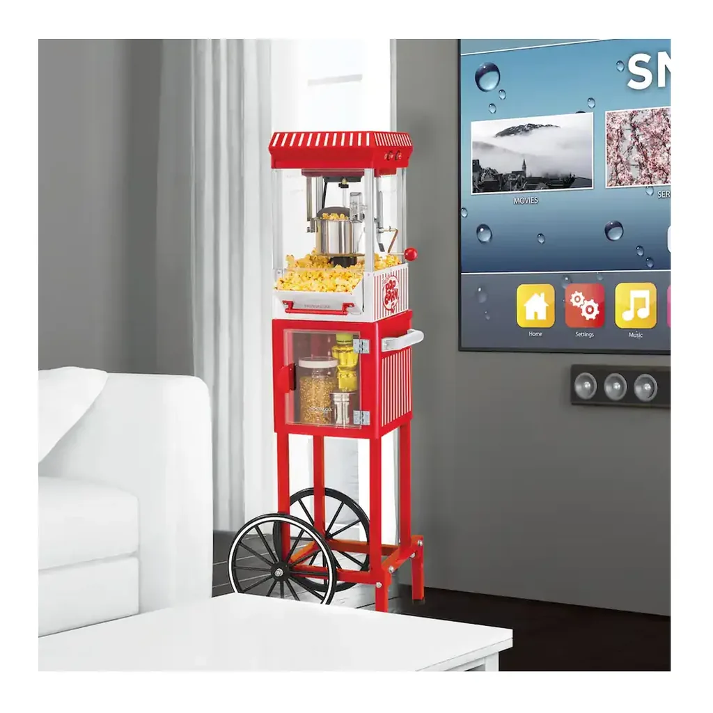 EditionSANI-Nostalgia-Vintage-2-5-oz-Popcorn-Cart-45-Inches-Tall-Red-12592259-05 Nostalgia Vintage 2.5-oz. Popcorn Cart, 45-Inches Tall — Red