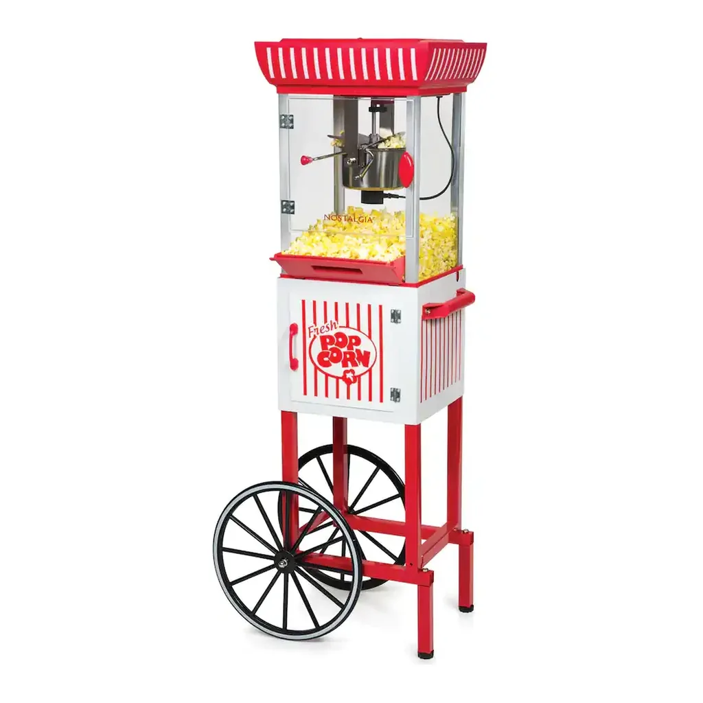 EditionSANI-Nostalgia-Vintage-2-5-oz-Popcorn-Cart-45-Inches-Tall-Red-12592259-07 Nostalgia Vintage 2.5-oz. Popcorn Cart, 45-Inches Tall — Red