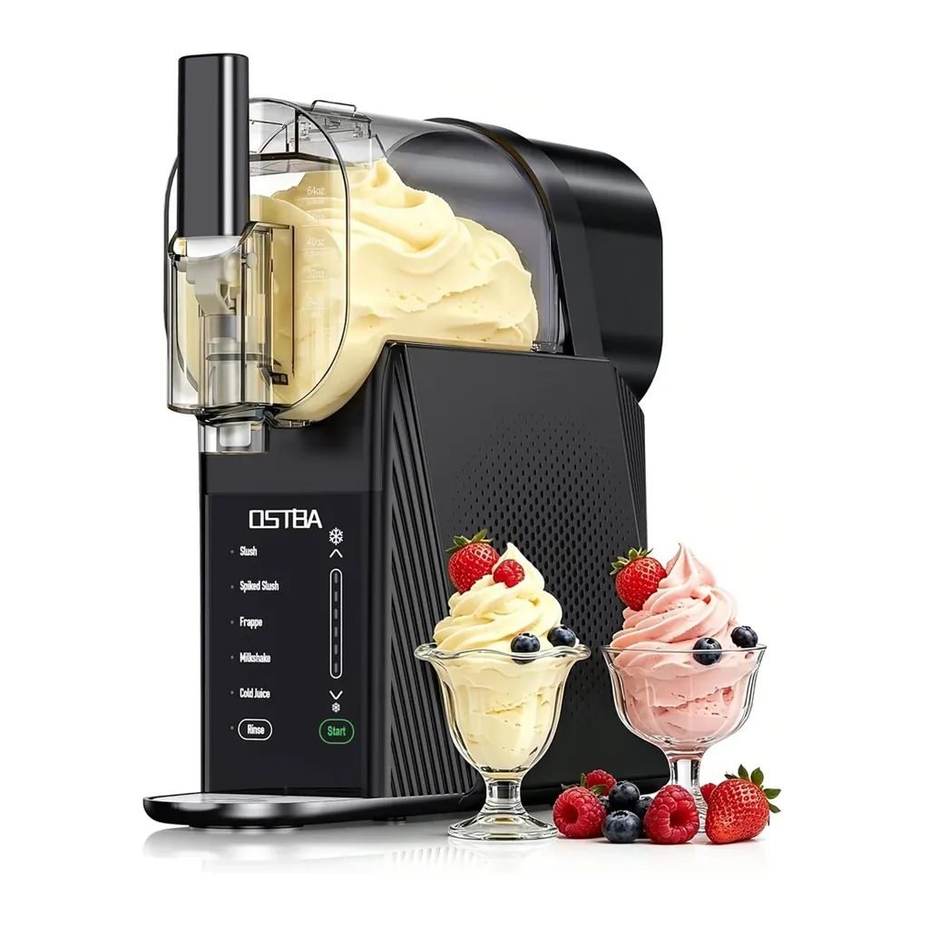 EditionSANI-OSTBA-FDM201XG-12895006-01 OSTBA FDM201XG 88-oz. Slushie & Soft Serve Maker – Black