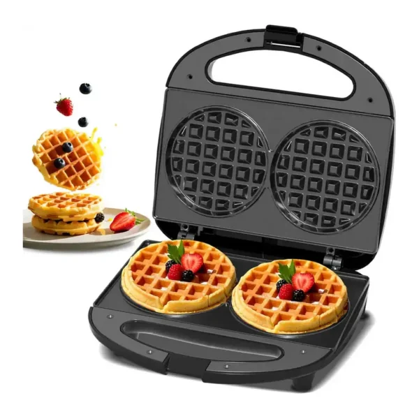 EditionSANI-OSTBA-Mini-Waffle-Maker-Double-4-Inch-Belgian-Waffle-Iron-Black-11151491-01 OSTBA Mini Waffle Maker, Double 4-Inch Belgian Waffle Iron — Black