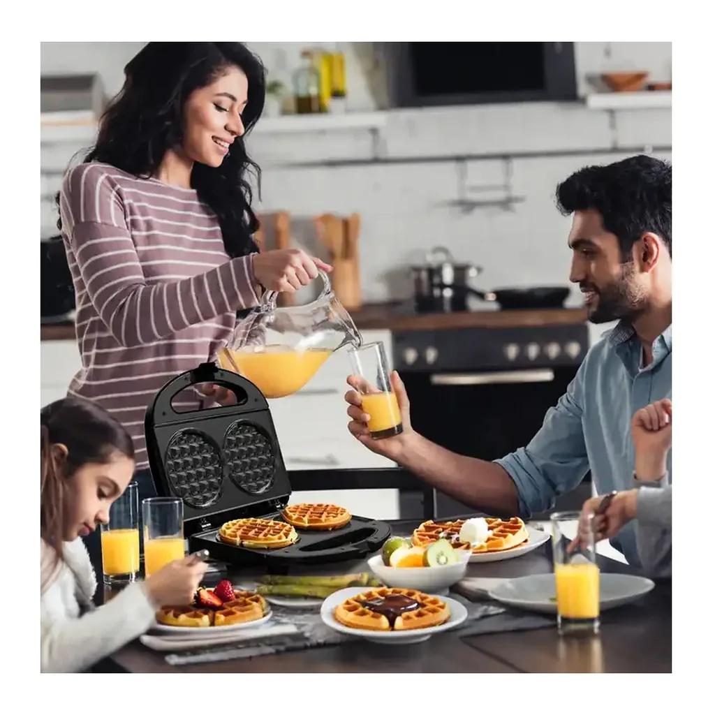 EditionSANI-OSTBA-Mini-Waffle-Maker-Double-4-Inch-Belgian-Waffle-Iron-Black-11151491-02 OSTBA Mini Waffle Maker, Double 4-Inch Belgian Waffle Iron — Black