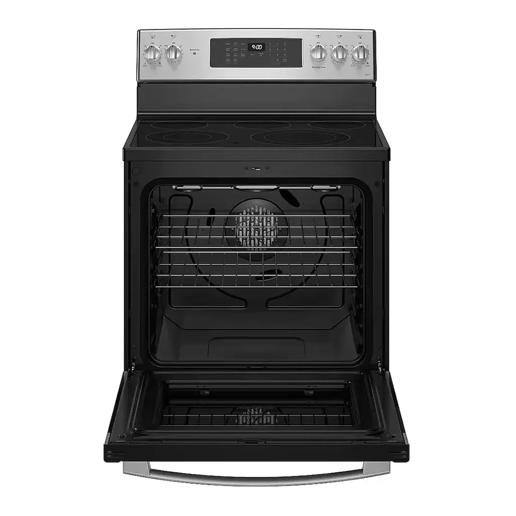 EditionSANI-PB900YVFS-6570067-03 GE Profile PB900YVFS - 30" Wide 5 Elements 6.2 Cu. Ft. Smart Free-Standing Electric Convection Range w/ Self-Clean and Steam Clean and Air Fry - Stainless Steel