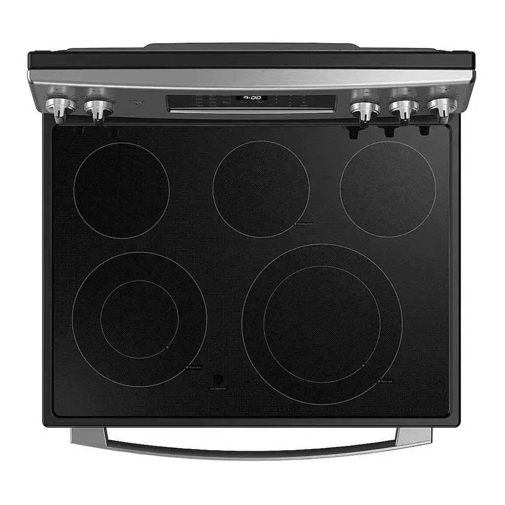 EditionSANI-PB900YVFS-6570067-04 GE Profile PB900YVFS - 30" Wide 5 Elements 6.2 Cu. Ft. Smart Free-Standing Electric Convection Range w/ Self-Clean and Steam Clean and Air Fry - Stainless Steel