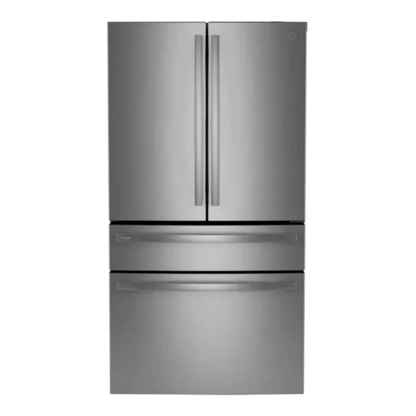EditionSANI-PGE29BYTFS-6546681-01 GE Profile - 36 in. Wide 28.7 Cu. Ft. 4-Door French Door Smart Refrigerator with Dual-Dispense AutoFill Pitcher - Stainless Steel