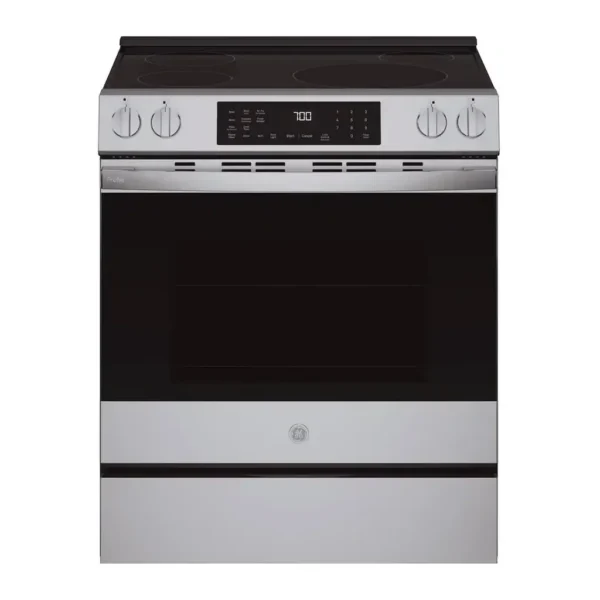 EditionSANI-PHS700AYFS-6623983-01 GE Profile PHS700AYFS - 30 in. Wide 4 Element 5.3 Cu. Ft. Slide-In Electric Induction Convection Range with Air Fry and EasyWash Oven Tray - Stainless Steel