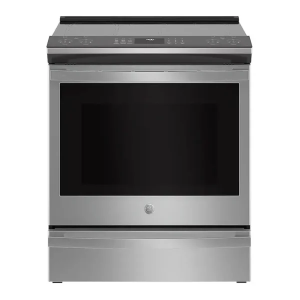 EditionSANI-PHS930YPFS-6444714-01 GE Profile PHS930YPFS - 30 in. Wide 5 Elements 5.3 Cu. Ft. Slide-In Electric Induction True Convection Range with No Preheat Air Fry and Wi-Fi - Stainless Steel