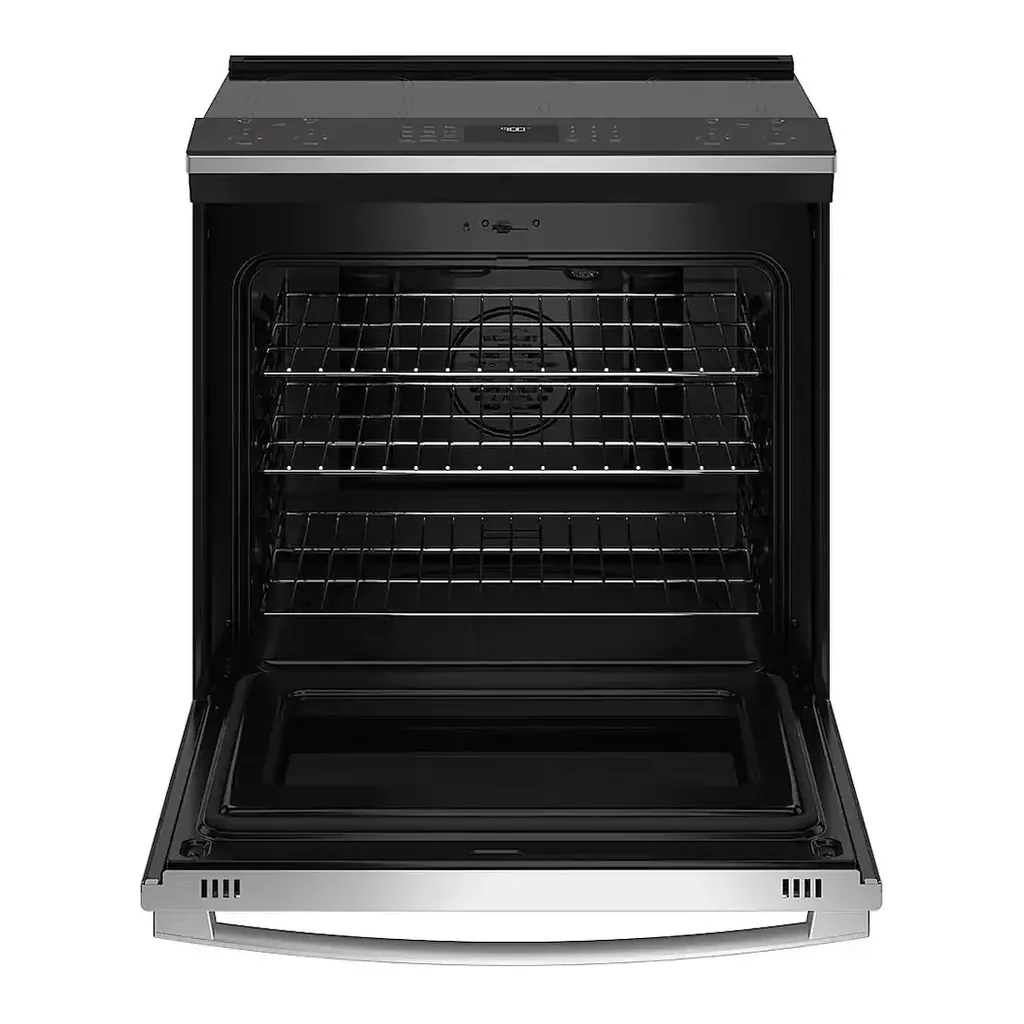 EditionSANI-PHS930YPFS-6444714-02 GE Profile PHS930YPFS - 30 in. Wide 5 Elements 5.3 Cu. Ft. Slide-In Electric Induction True Convection Range with No Preheat Air Fry and Wi-Fi - Stainless Steel