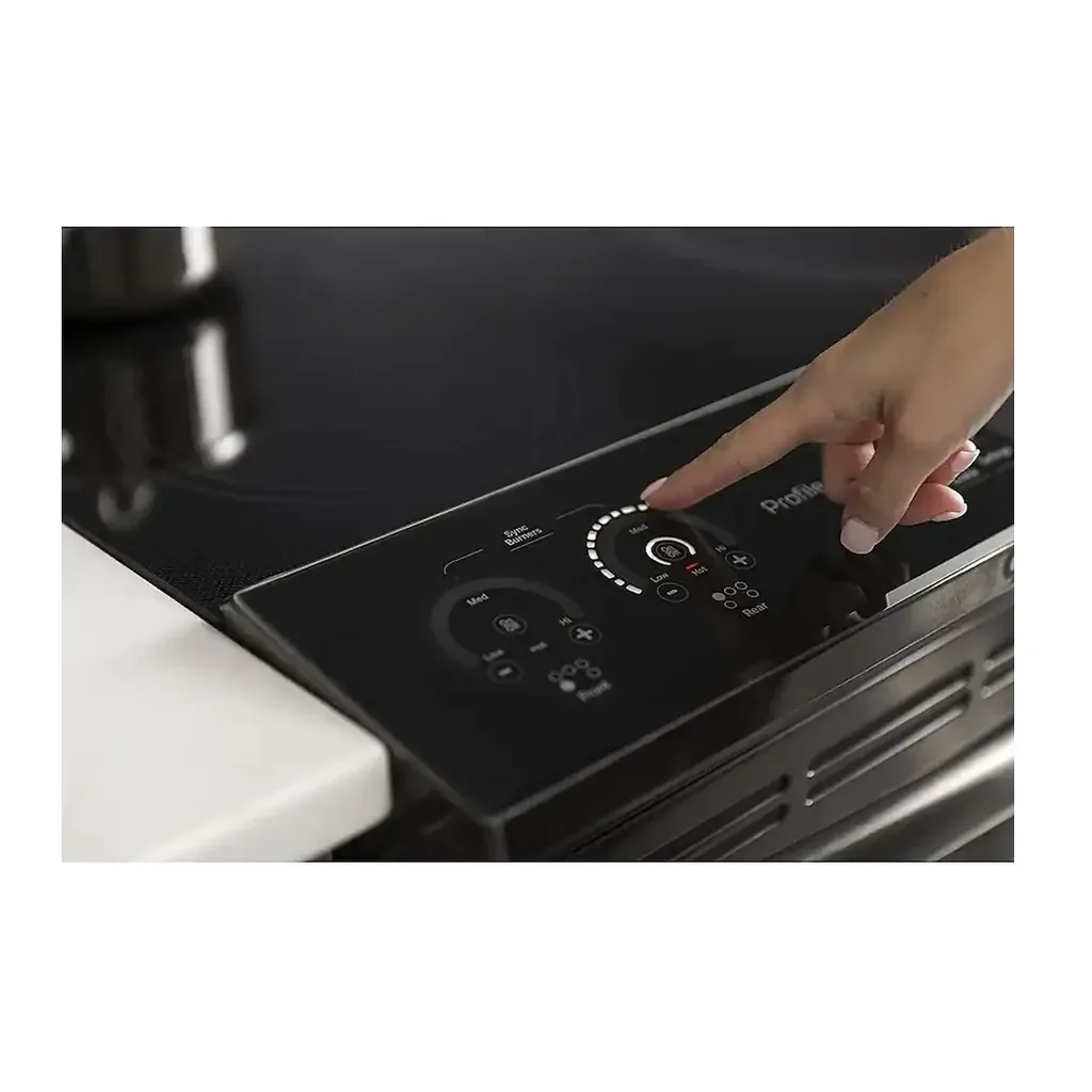 EditionSANI-PHS930YPFS-6444714-06 GE Profile PHS930YPFS - 30 in. Wide 5 Elements 5.3 Cu. Ft. Slide-In Electric Induction True Convection Range with No Preheat Air Fry and Wi-Fi - Stainless Steel