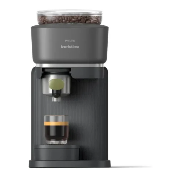 EditionSANI-Philips-BAR321-64-11388873-01 Philips Baristina Espresso Machine – Black with Natural Green Handle