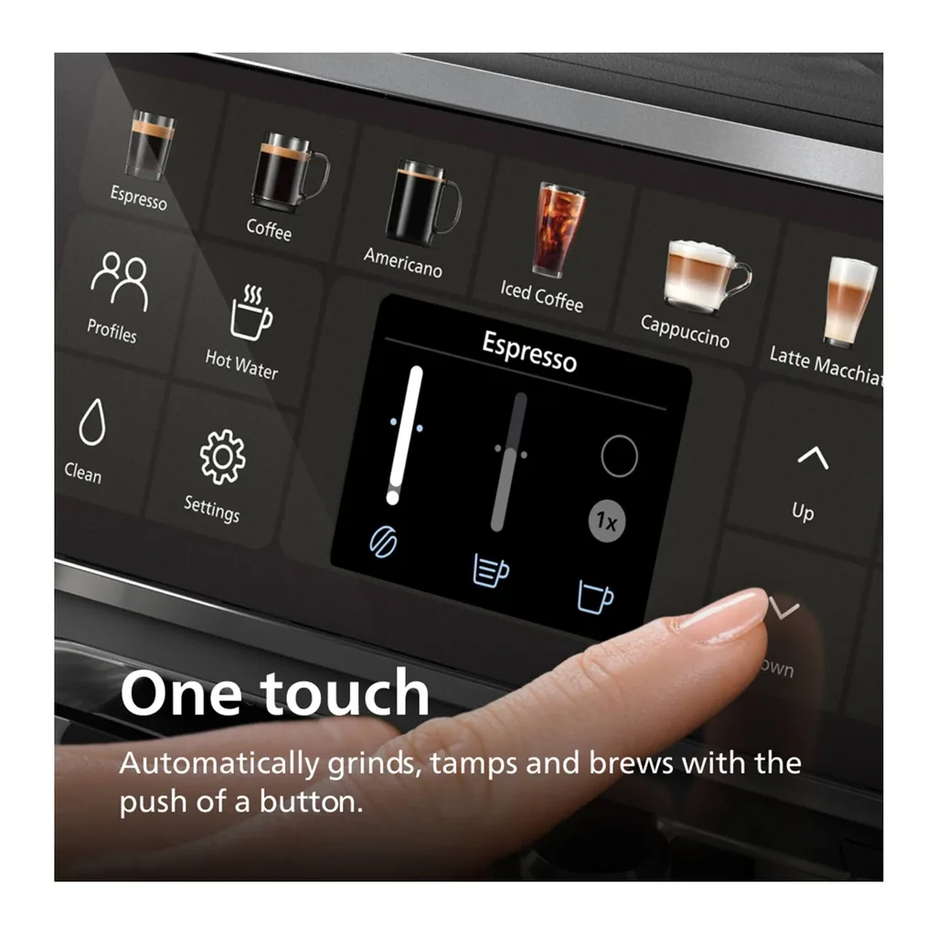 EditionSANI-Philips-EP4447-90-13038382-04 Philips 4400 EP4447/90 LatteGo Automatic Espresso Machine – Black/Chrome