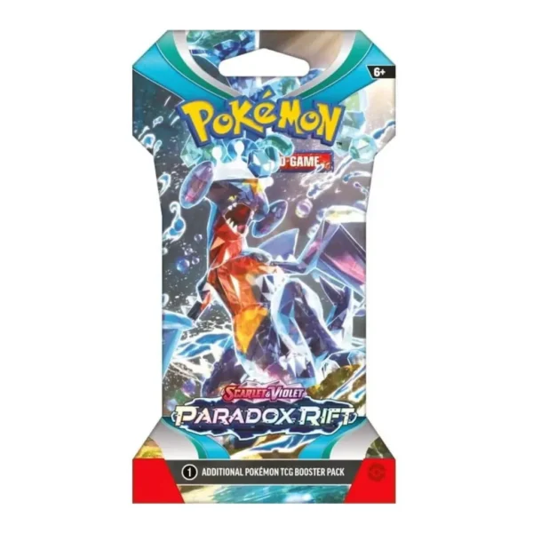 EditionSANI-Pokemon-ML-306226-01 Pokemon TCG Scarlet and Violet Paradox Rift SV04-1SLV Sleeved Booster Pack